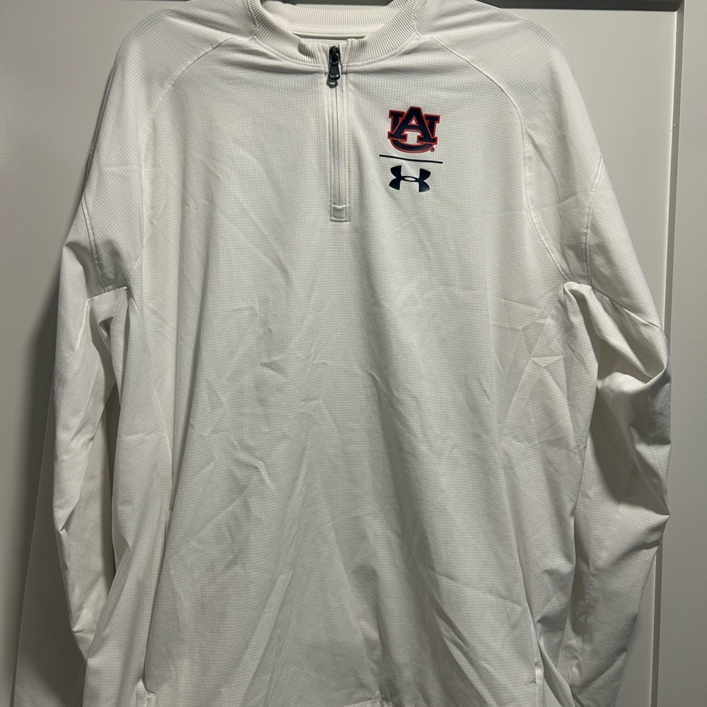 Under Armour White Sweatshirt with Logo
